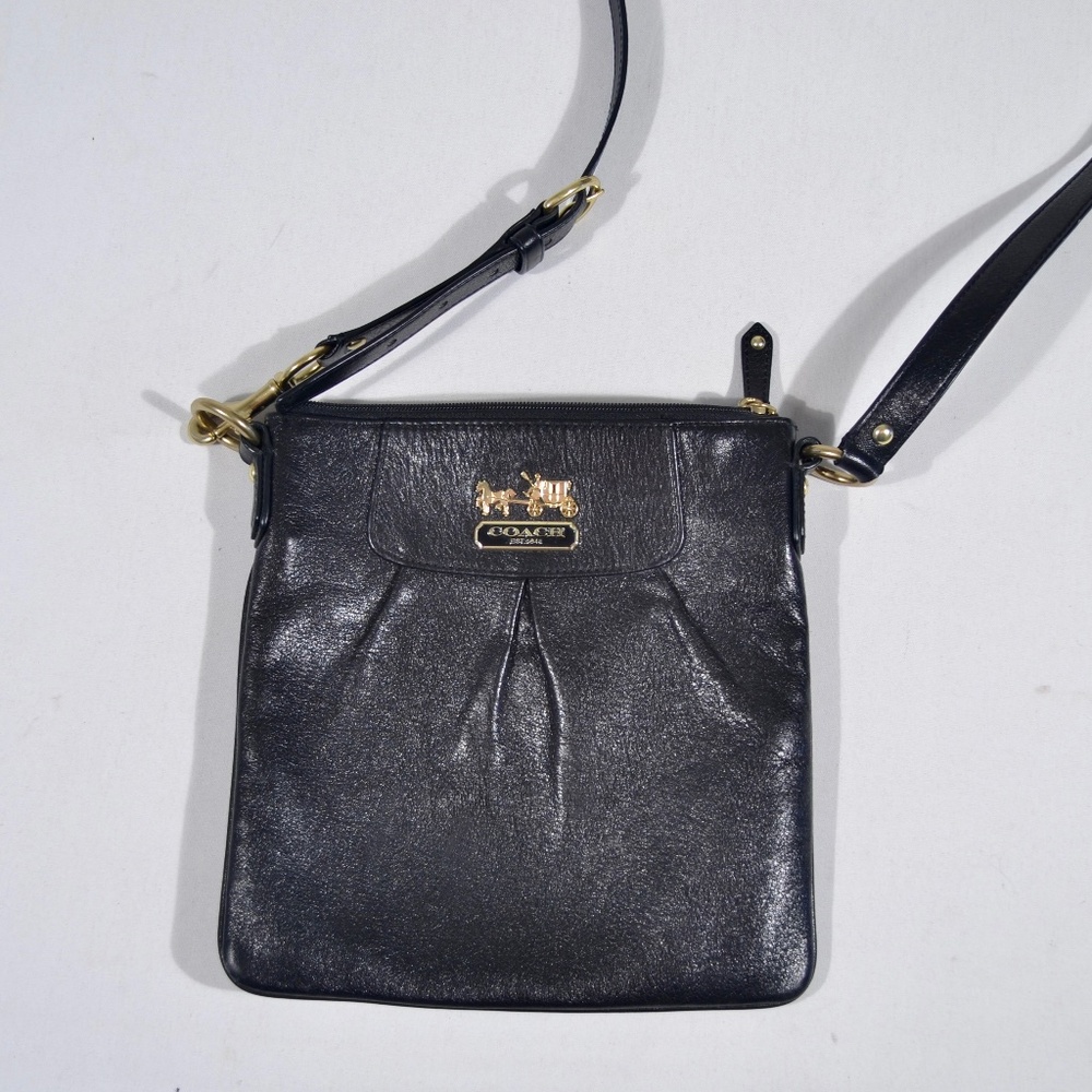COACH MADISON CROSSBODY BAG, BLACK